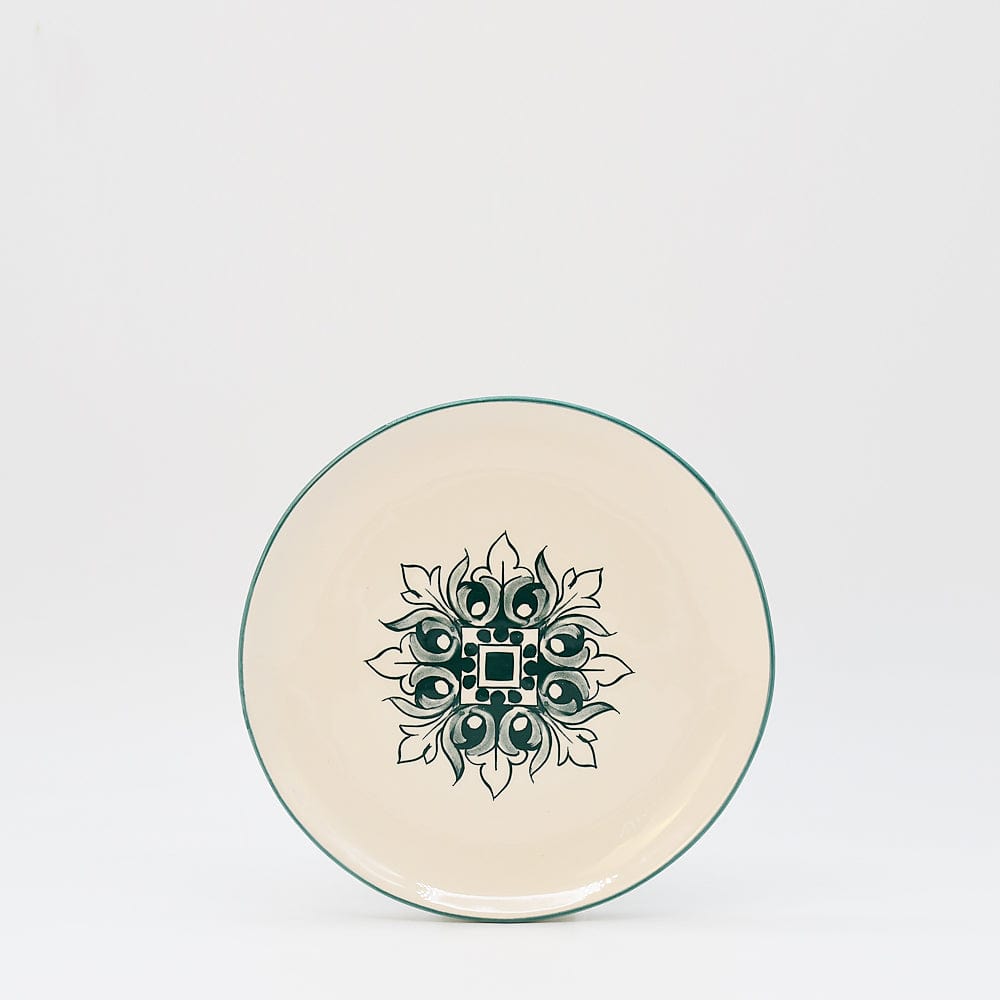 luisa-paix-o-bras-o-assiette-c-ramique-verte-20-cm image 1