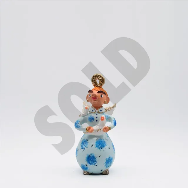prazeres-c-ta-anjo-statuette-ange-c-ramique-25cm-sign-e image 1