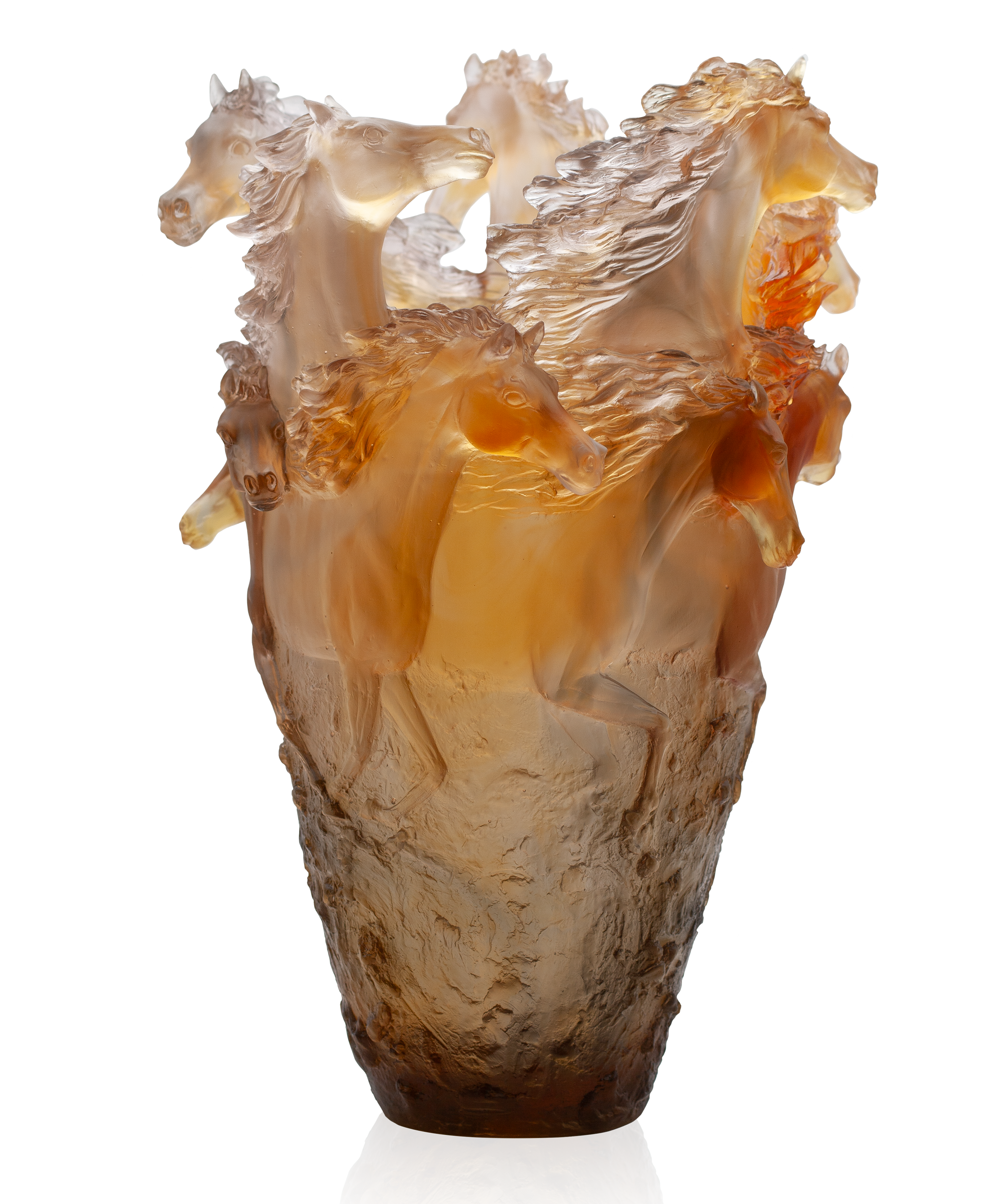 daum-cavalcade-vase-magnum-brun-glac-175-ex image 1