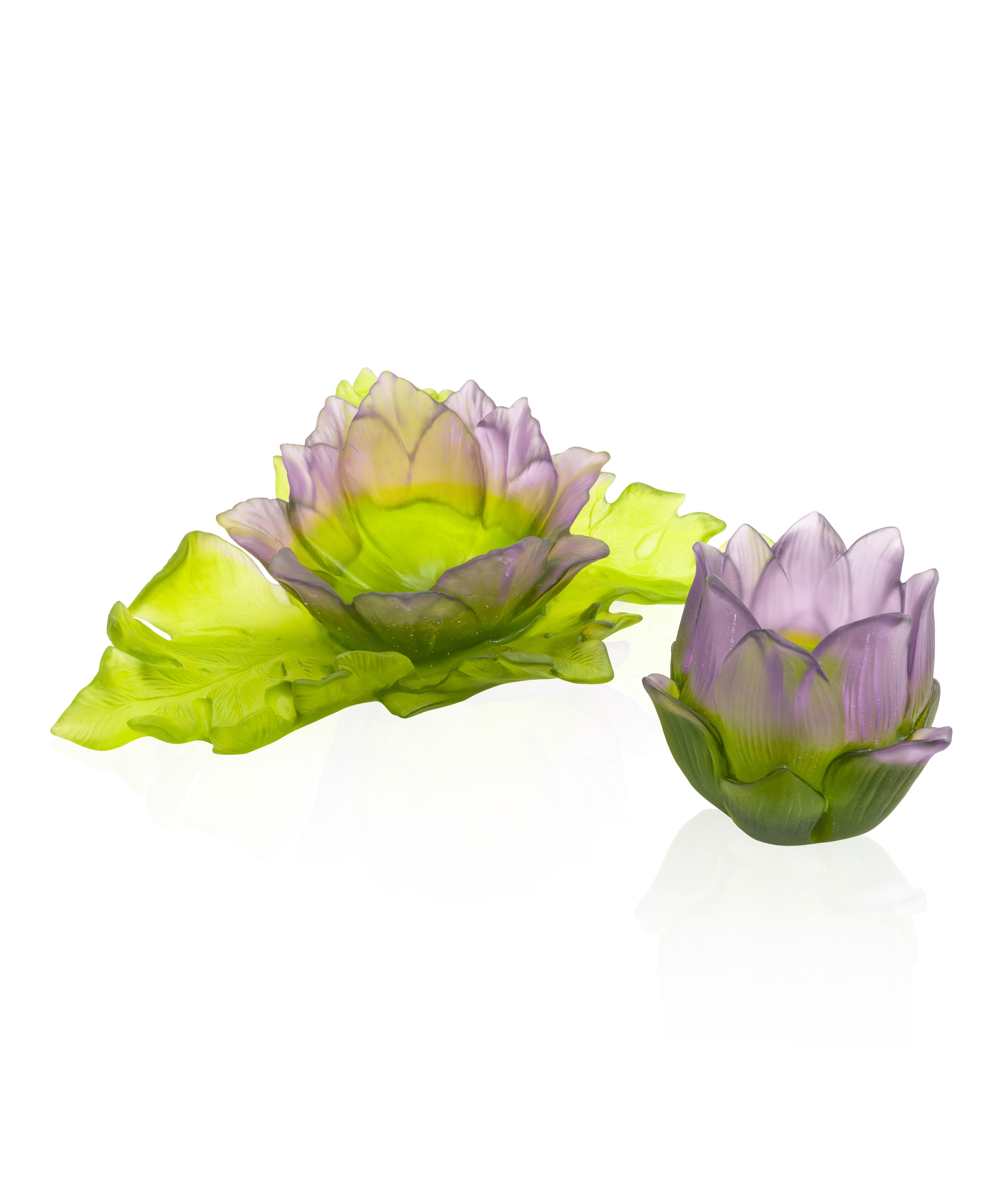 daum-jardin-de-lotus-centre-de-table-duo-dition-175ex image 3