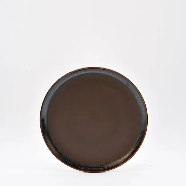 luisa-paix-o-caf-assiette-gr-s-22-cm-marron-dessert image 1