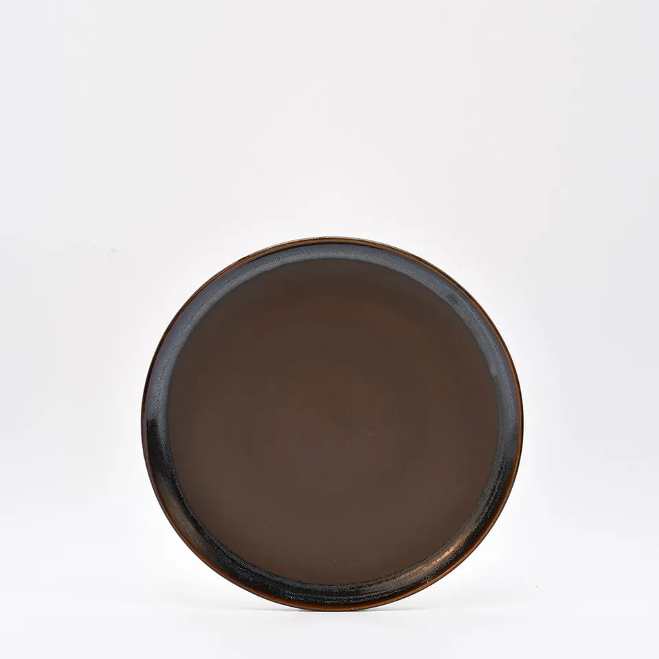 luisa-paix-o-caf-assiette-gr-s-22-cm-marron-dessert image 1