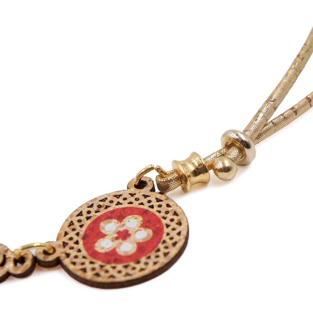 luisa-paix-o-collier-li-ge-flores-rouge-r-glable image 3