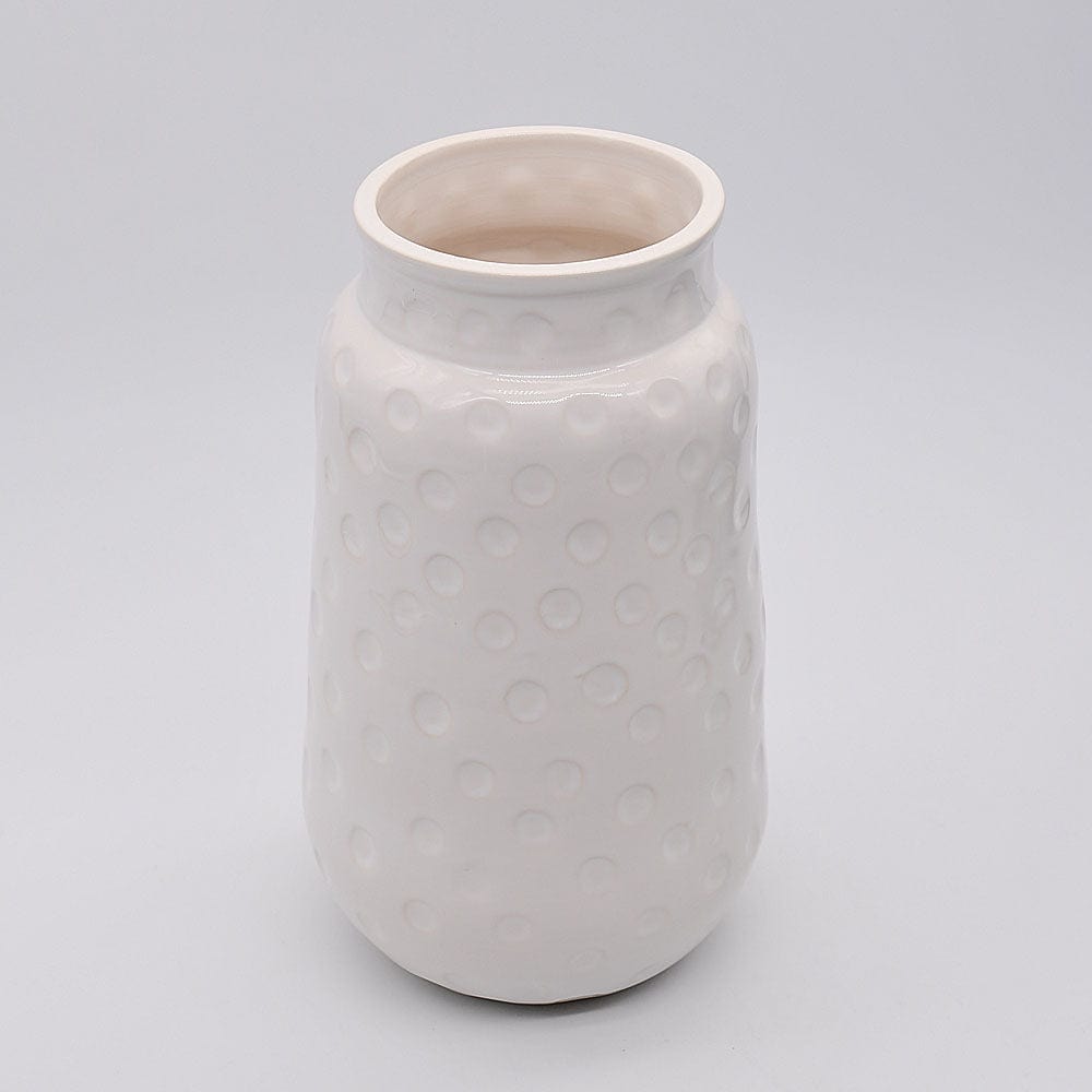 luisa-paix-o-vase-c-ramique-blanc-fait-main-24cm image 2