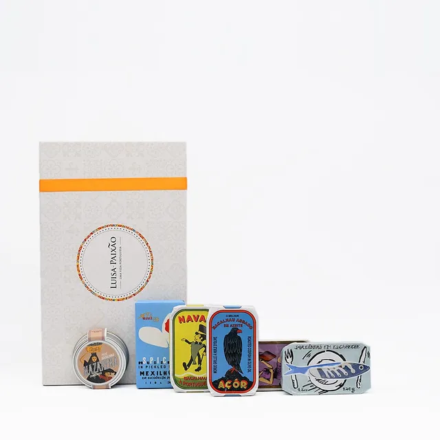 luisa-paix-o-conserves-portugaises-coffret-cadeau-6-bo-tes-ap-ritif image 1