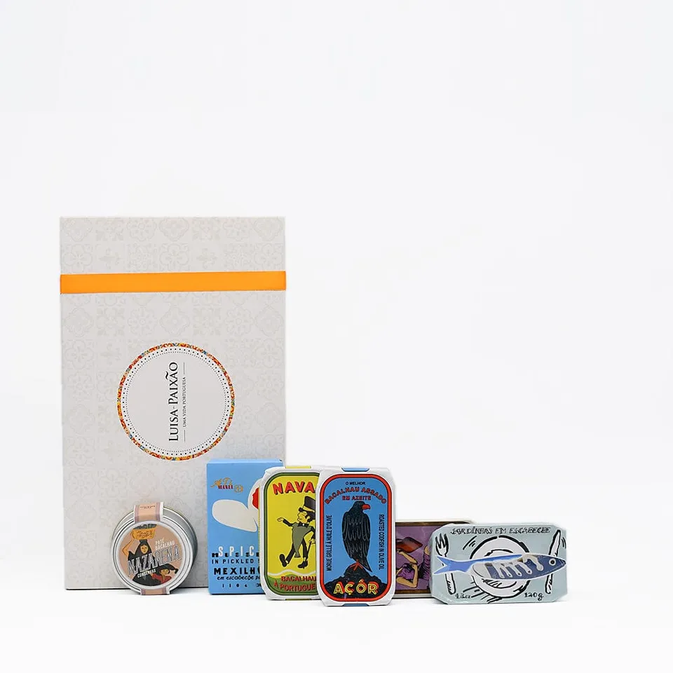 luisa-paix-o-conserves-portugaises-coffret-cadeau-6-bo-tes-ap-ritif image 1