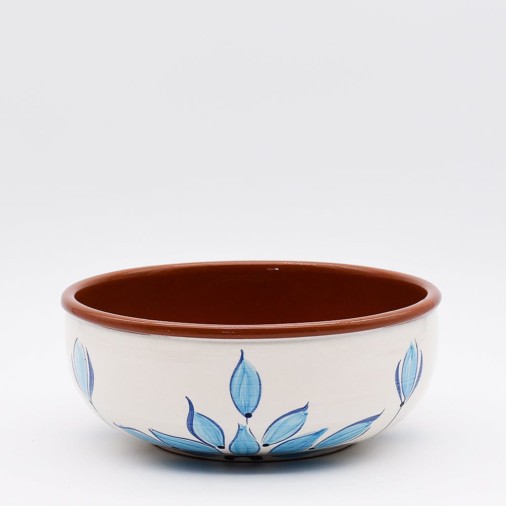luisa-paix-o-plat-four-terre-cuite-turquoise-22cm-fait-main image 1