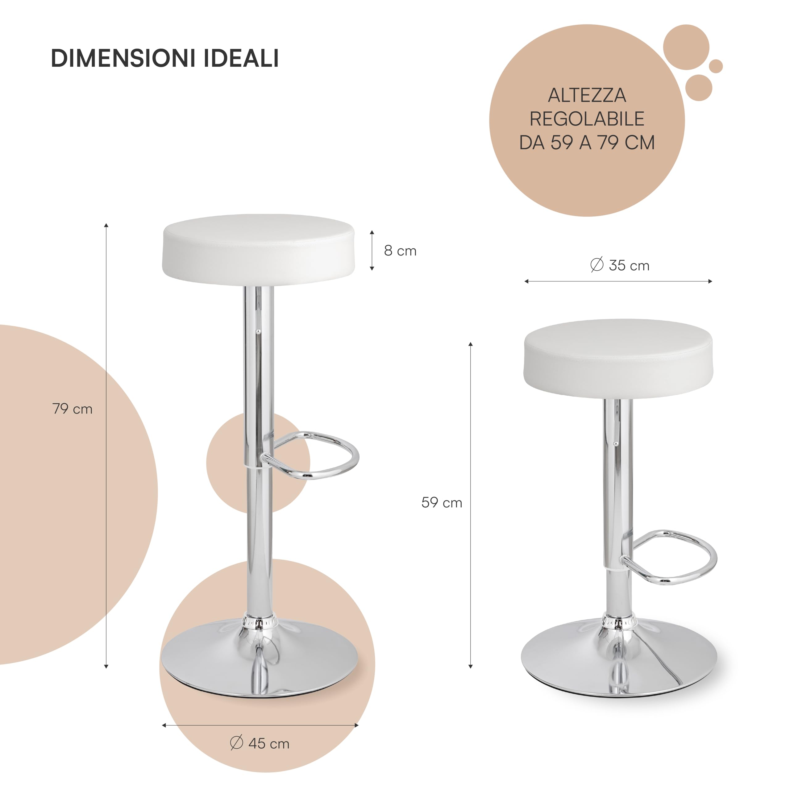 baroni-home-sedie-tabouret-de-bar-blanc-r-glable-59-79-cm image 3