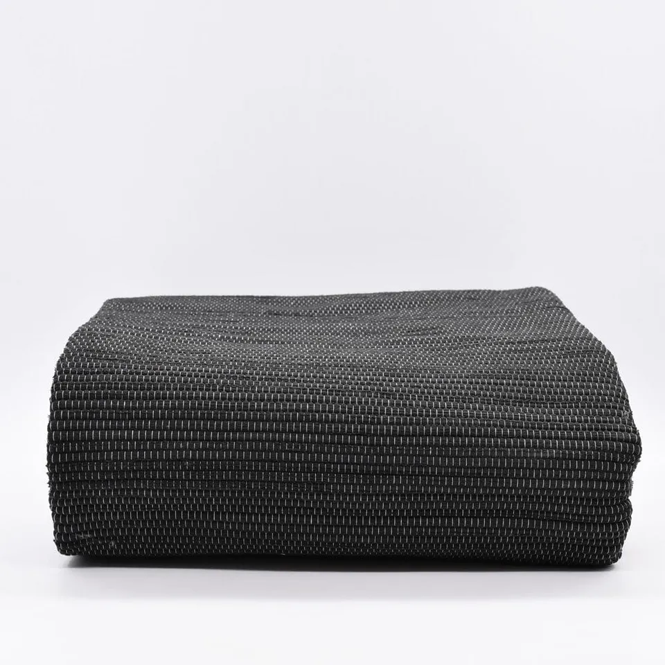 luisa-paix-o-tapis-artisanal-200x140-cm-noir-recycl image 1