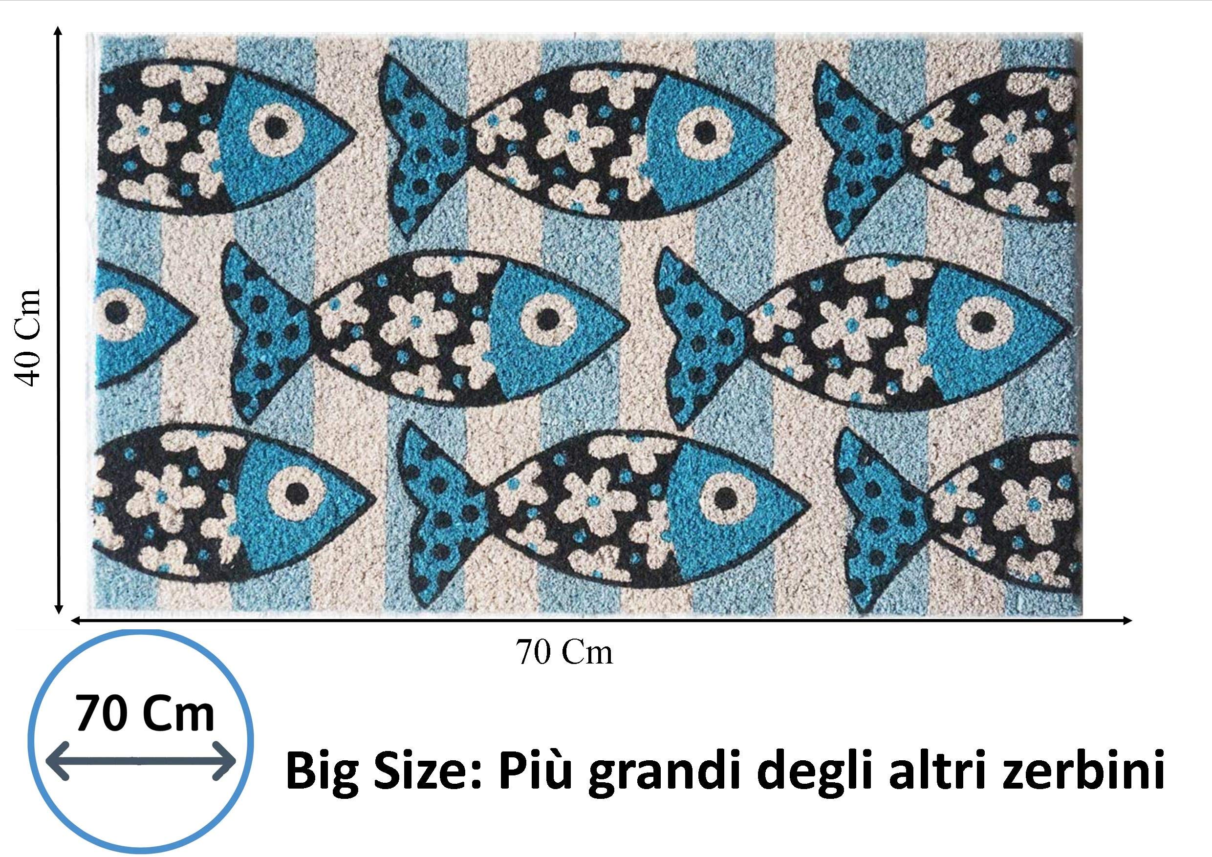 baroni-home-tessile-casa-paillasson-coco-sardines-bleu-70x40-cm image 3