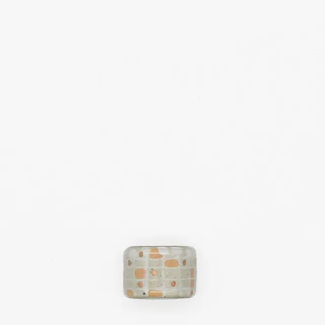 luisa-paix-o-marinha-grande-rond-de-serviette-verre-beige image 1