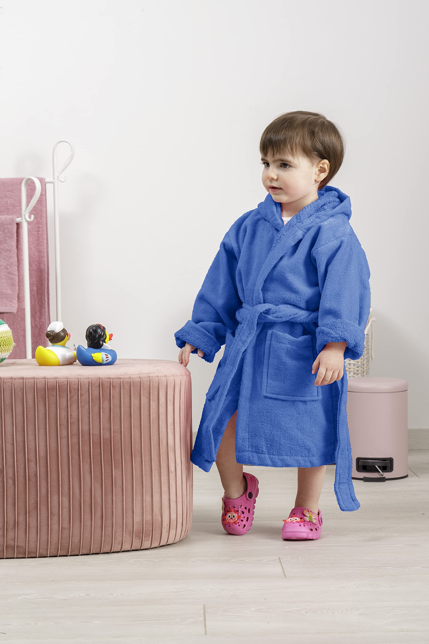 baroni-home-peignoir-enfant-ponge-bleu-4-6-ans image 3