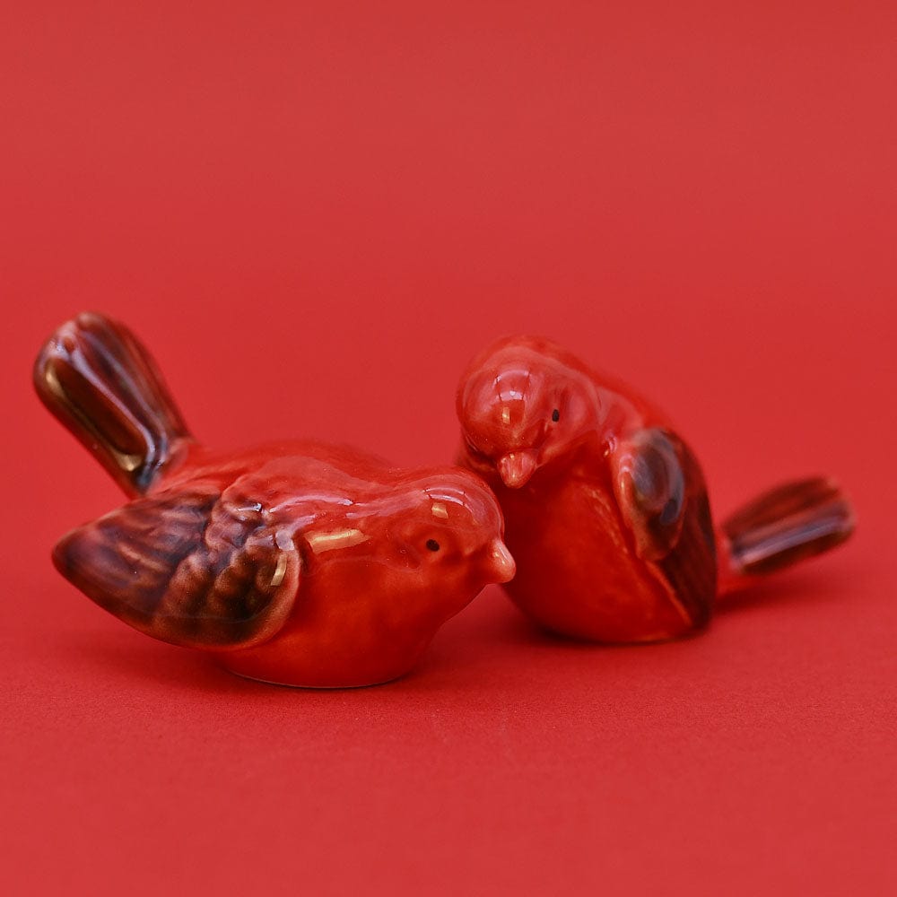 luisa-paix-o-oiseaux-en-c-ramique-rouge-paire-porte-bonheur image 3