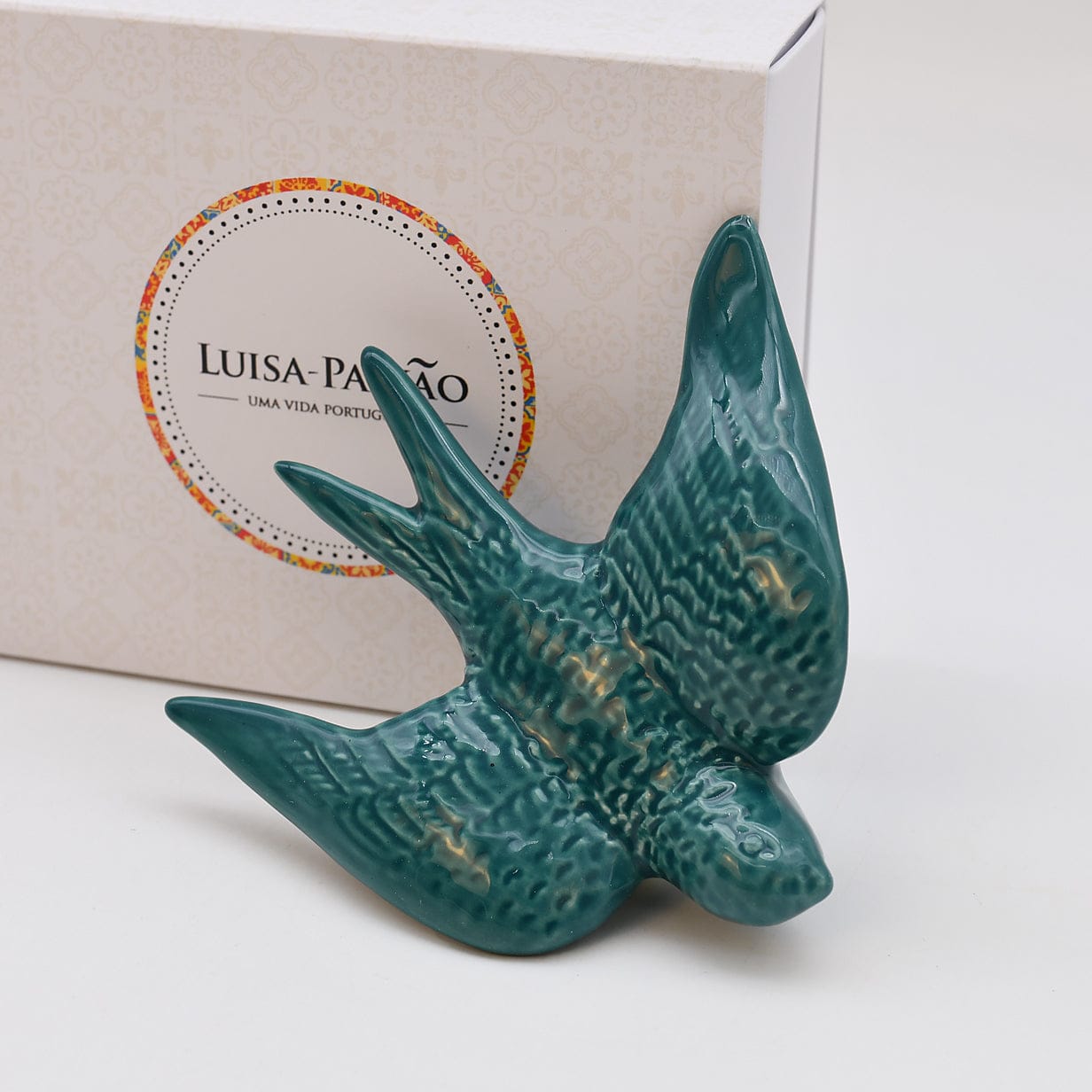 luisa-paix-o-coffret-hirondelle-d-coration-c-ramique-verte-10-cm image 3