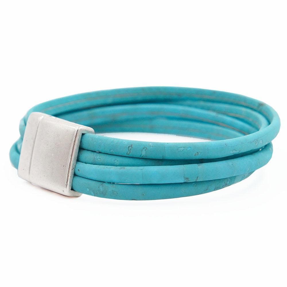 luisa-paix-o-bracelet-li-ge-turquoise-2-tours-magn-tique image 4