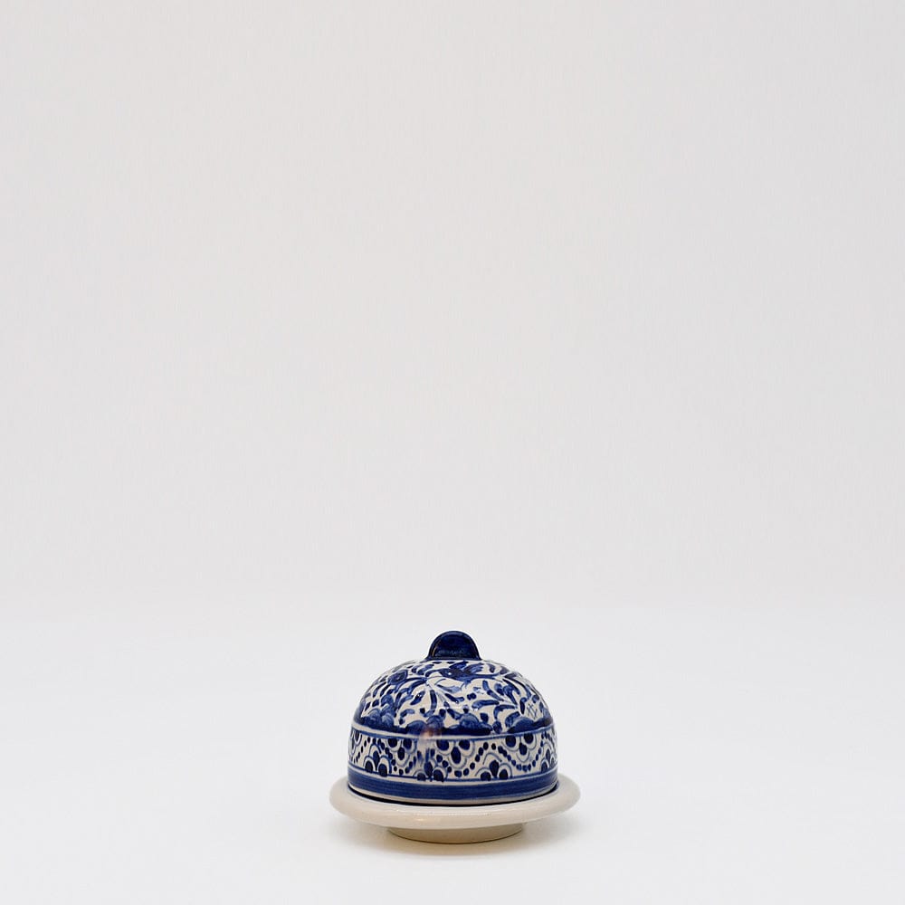 luisa-paix-o-vaisselle-portugaise-petit-beurrier-c-ramique-coimbra-bleu image 1