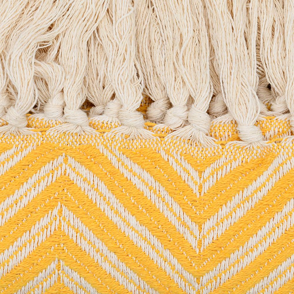 luisa-paix-o-espiga-plaid-coton-jaune-200x135cm-chevrons image 4
