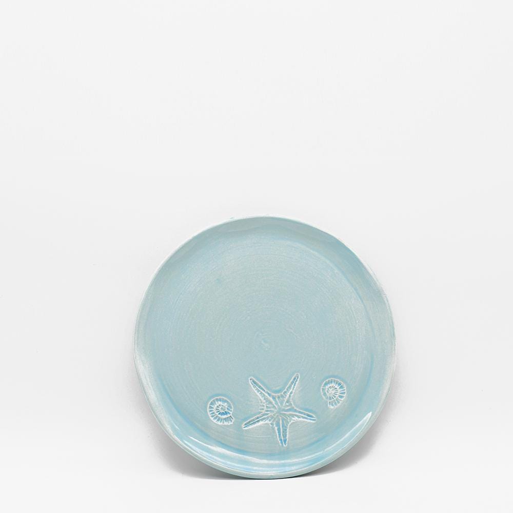 luisa-paix-o-estrela-do-mar-assiette-turquoise-20-cm-c-ramique image 1