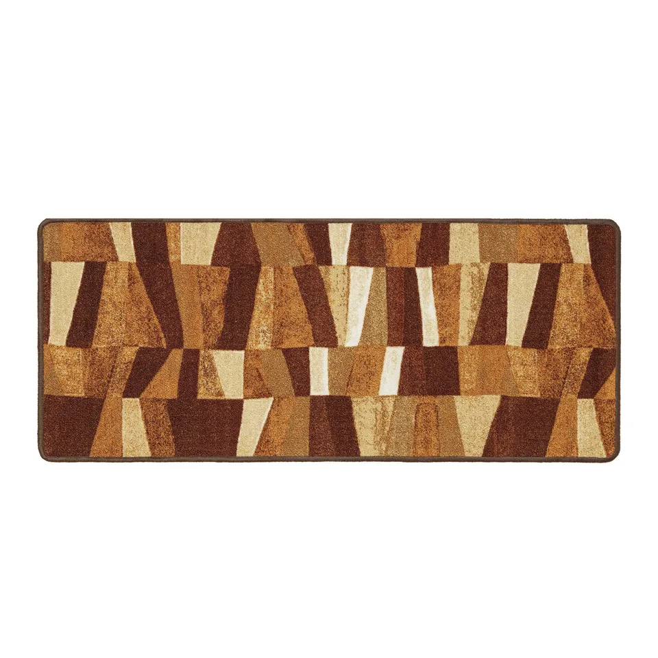 baroni-home-cucina-tapis-cuisine-57x140-cm-marron-g-om-trique image 1
