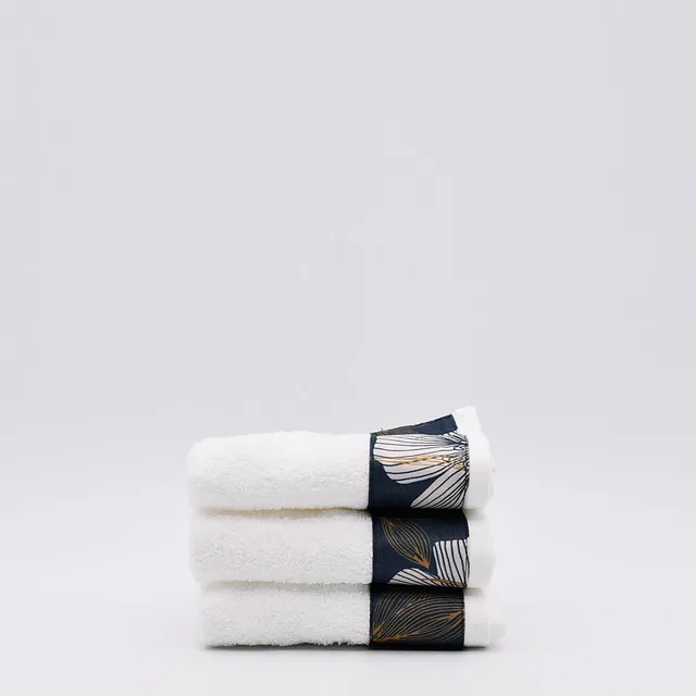 luisa-paix-o-alina-essuie-mains-30x30-lot-3-bleu image 1