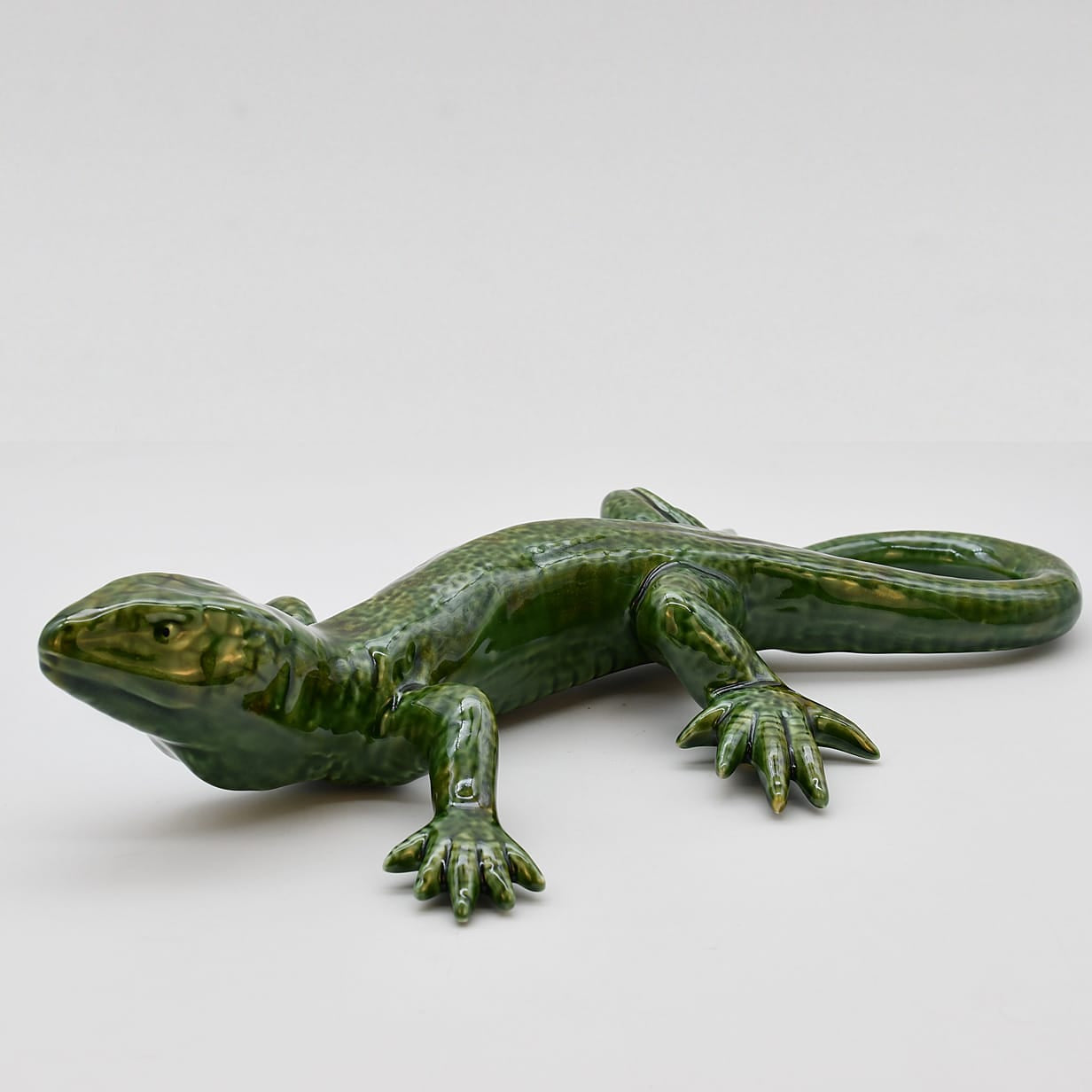 luisa-paix-o-d-coration-l-zard-c-ramique-40cm-brillant image 5