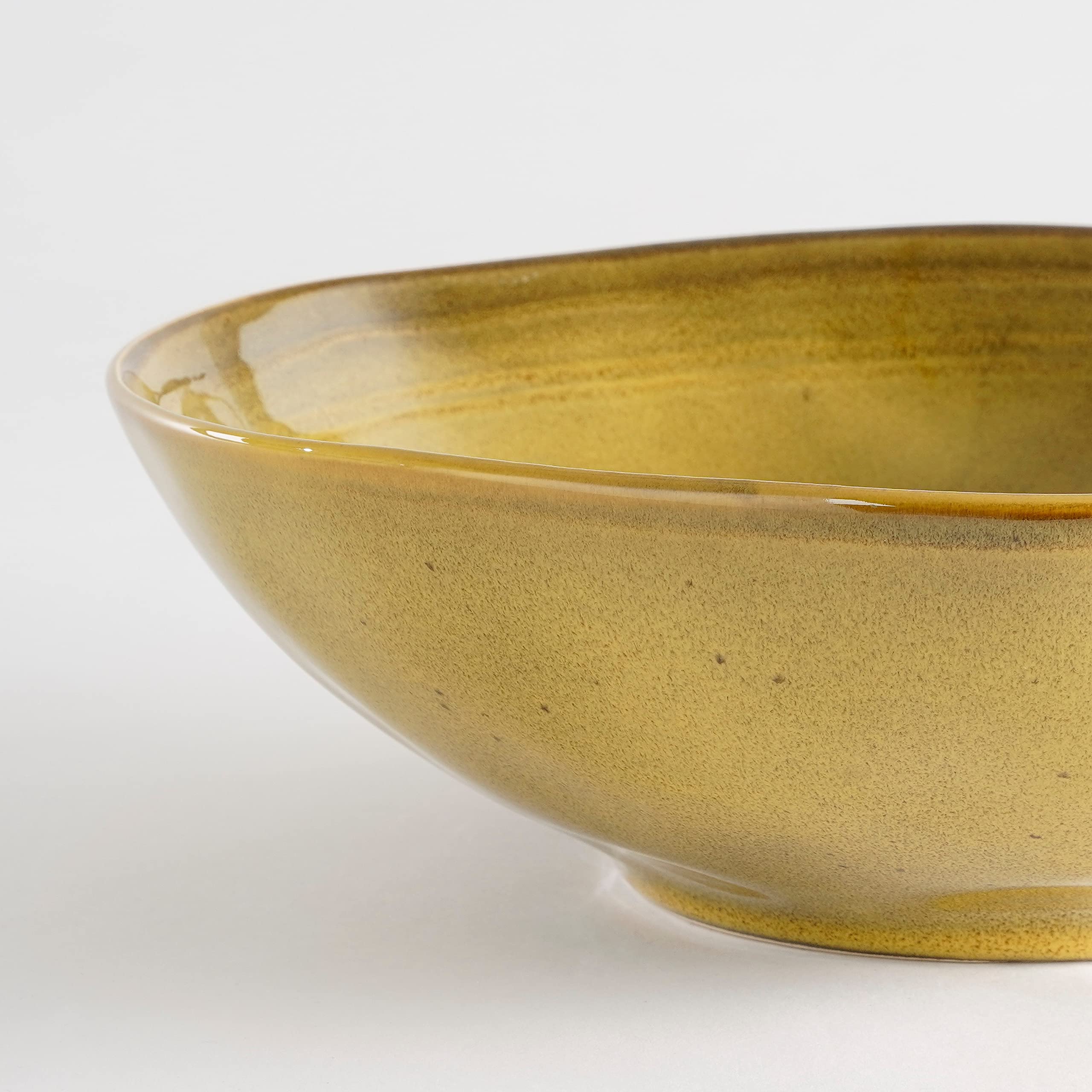 mica-decorations-tabo-dish-saladier-ocre-23-5-cm image 2