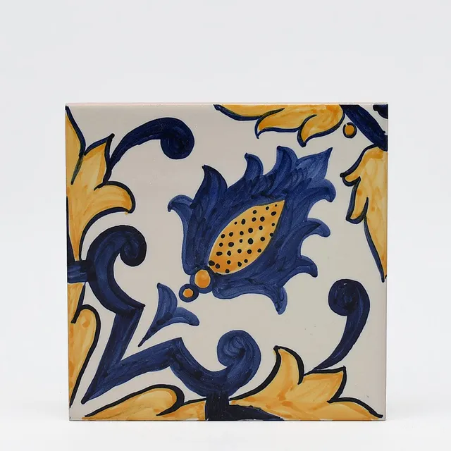luisa-paix-o-azulejos-padr-o-carreau-14x14cm-peint-main-3 image 1
