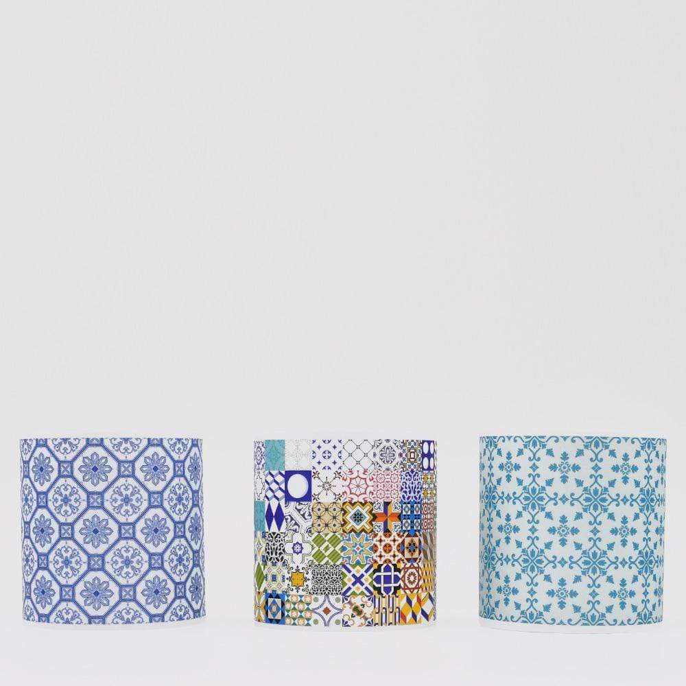 luisa-paix-o-parfums-porte-bougie-azulejos-lot-3-pi-ces-9cm image 1