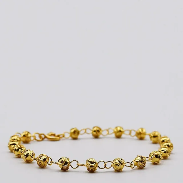 luisa-paix-o-conta-de-viana-i-bracelet-argent-dor-19-perles image 1