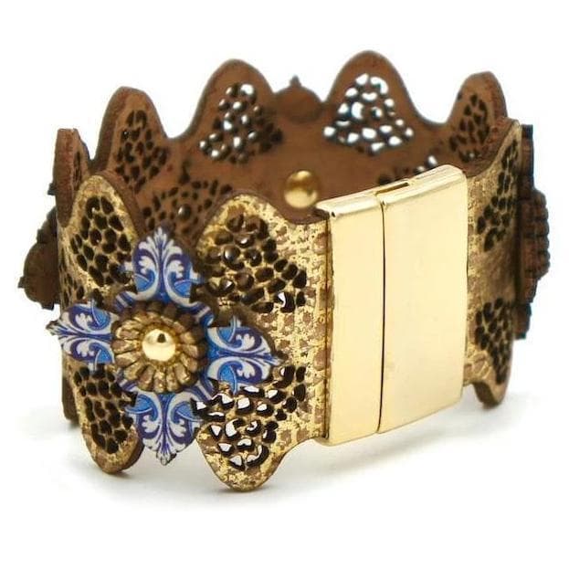 luisa-paix-o-bijoux-du-portugal-bracelet-li-ge-azulejos-18cm-dor image 4