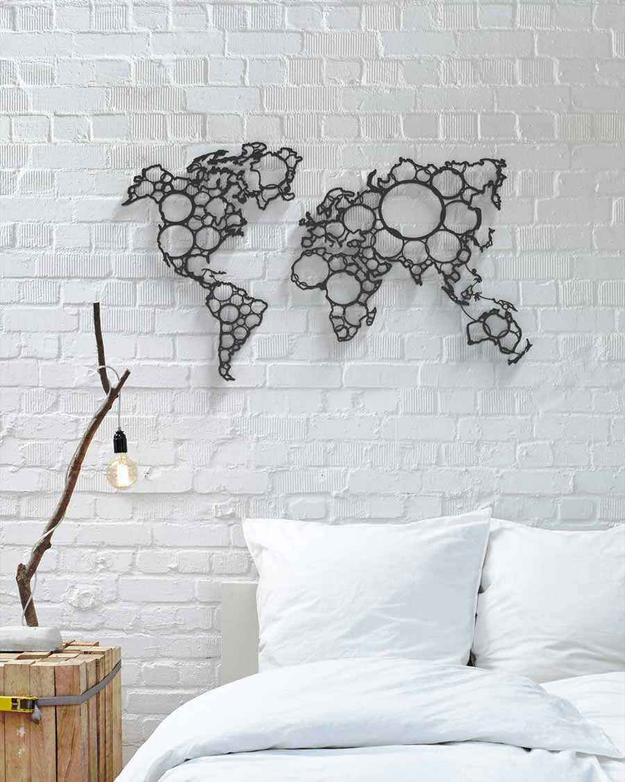 je-suis-art-planisph-re-cercle-carte-monde-d-co-murale-m-tal image 1