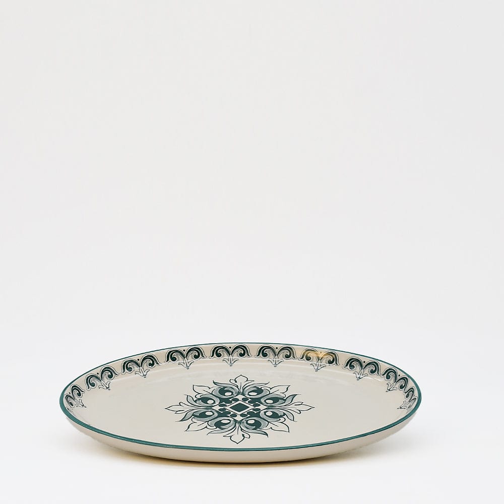 luisa-paix-o-bras-o-26-cm-plat-ovale-c-ramique-vert-2 image 3
