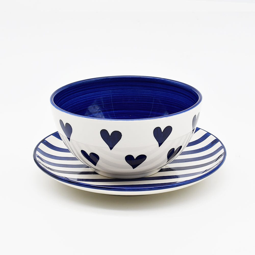 luisa-paix-o-namorados-bol-c-ramique-bleu-17cm image 3