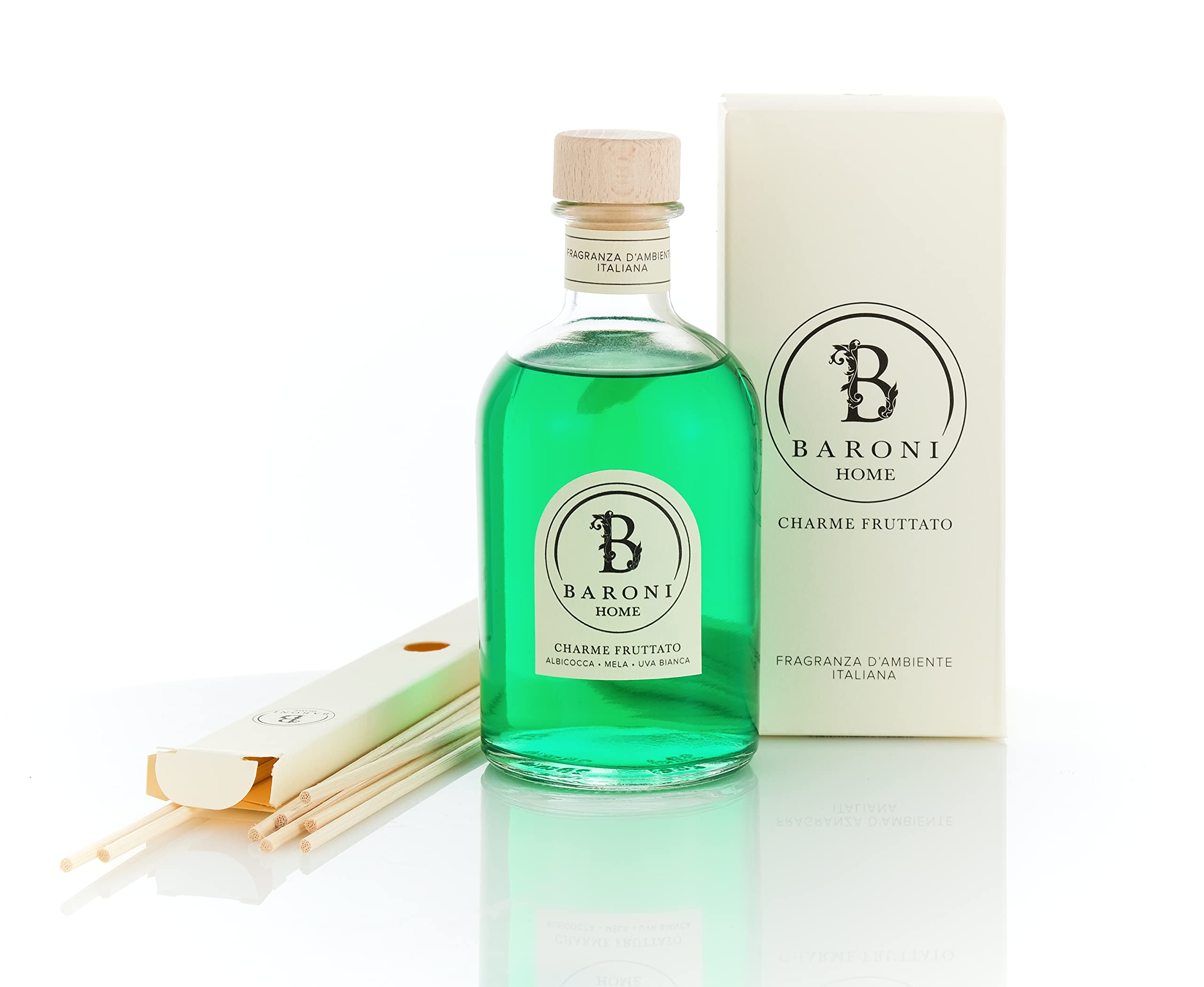 baroni-home-profumazioni-diffuseur-parfum-charme-fruit-250-ml image 1