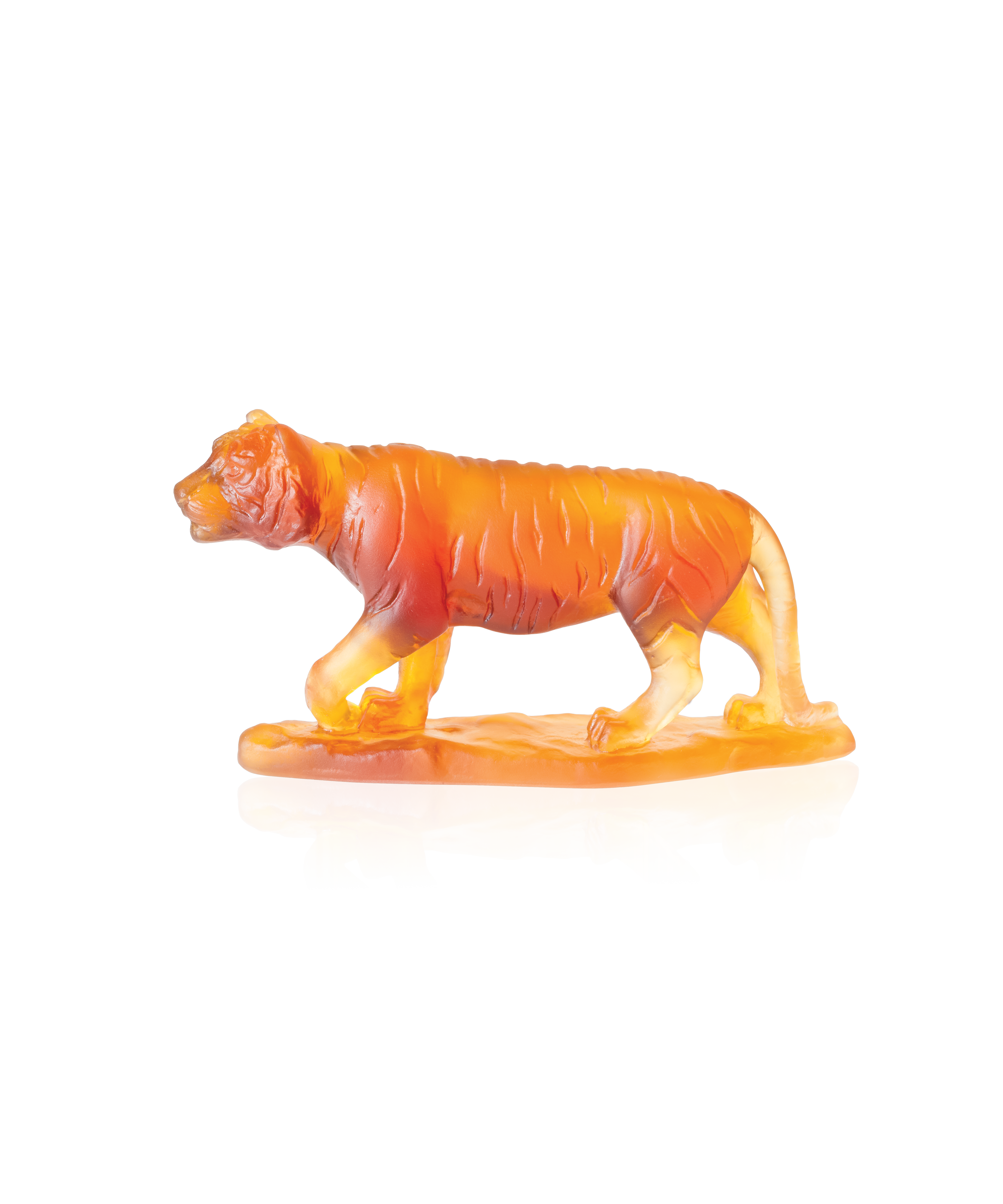 daum-tigre-sculpture-petit-mod-le-ambre image 1