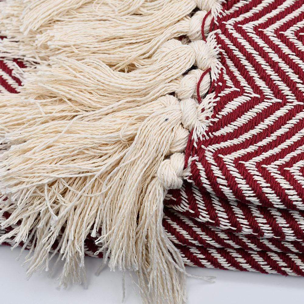 luisa-paix-o-chevrons-plaid-coton-bordeaux-200x135-cm image 4