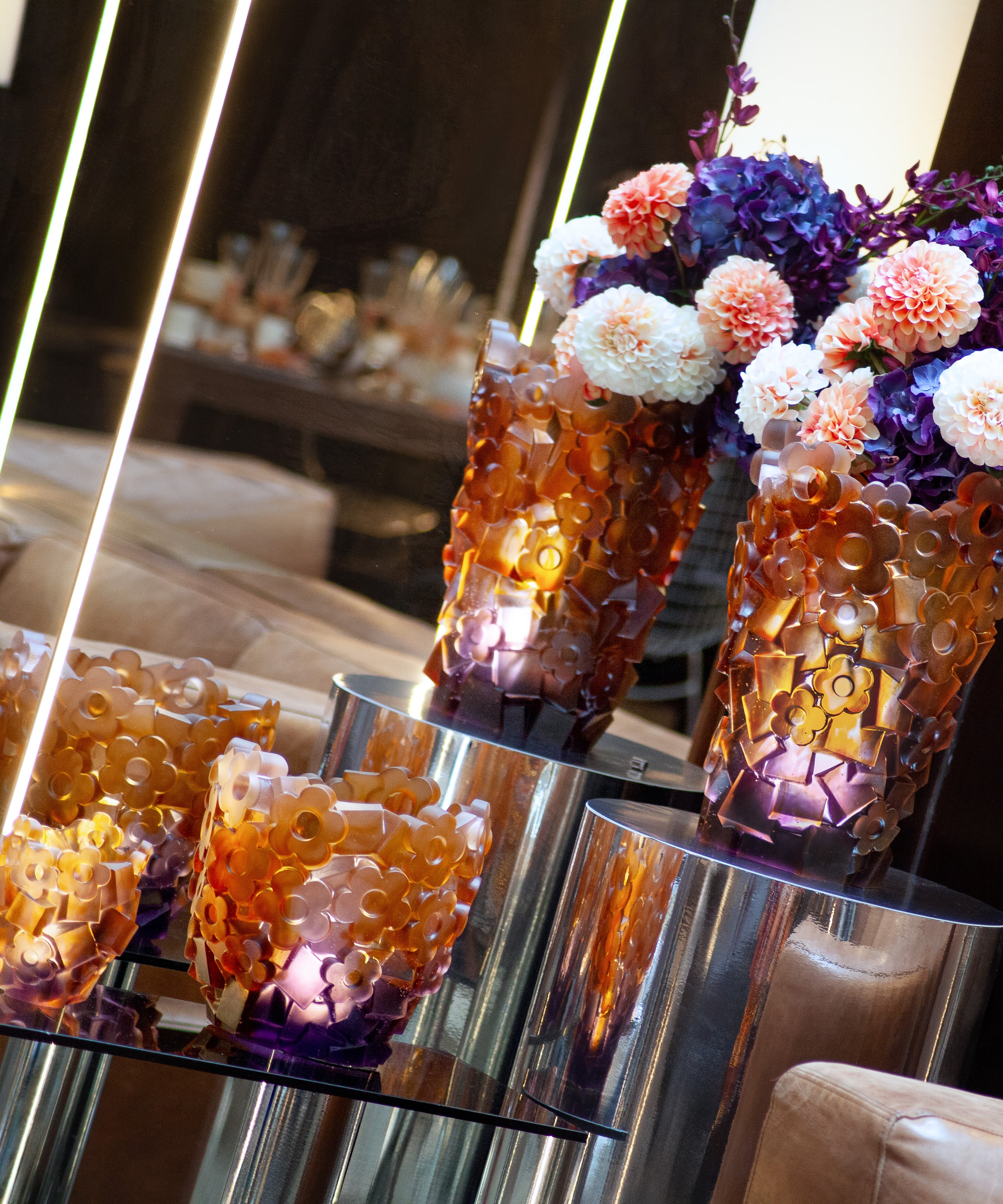 daum-art-cristal-blooming-rock-hubert-le-gall-vase-grand-mod-le-99-ex image 5