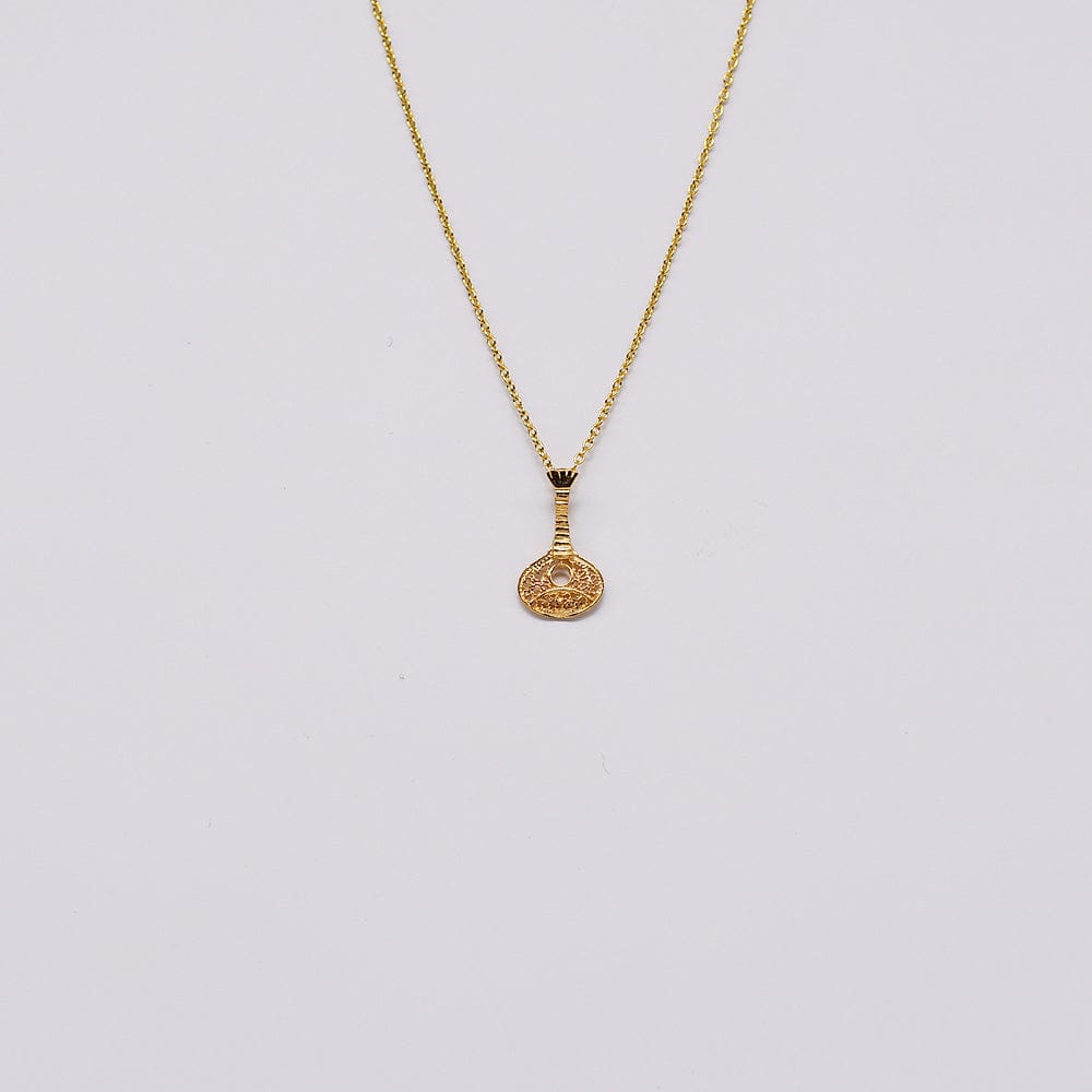 luisa-paix-o-fado-i-collier-argent-dor-guitare-45-cm image 1