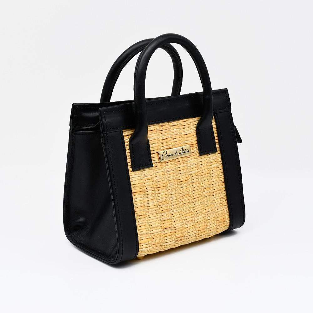 luisa-paix-o-sac-cuir-et-jonc-20-cm-naturel-rigide-zip image 2