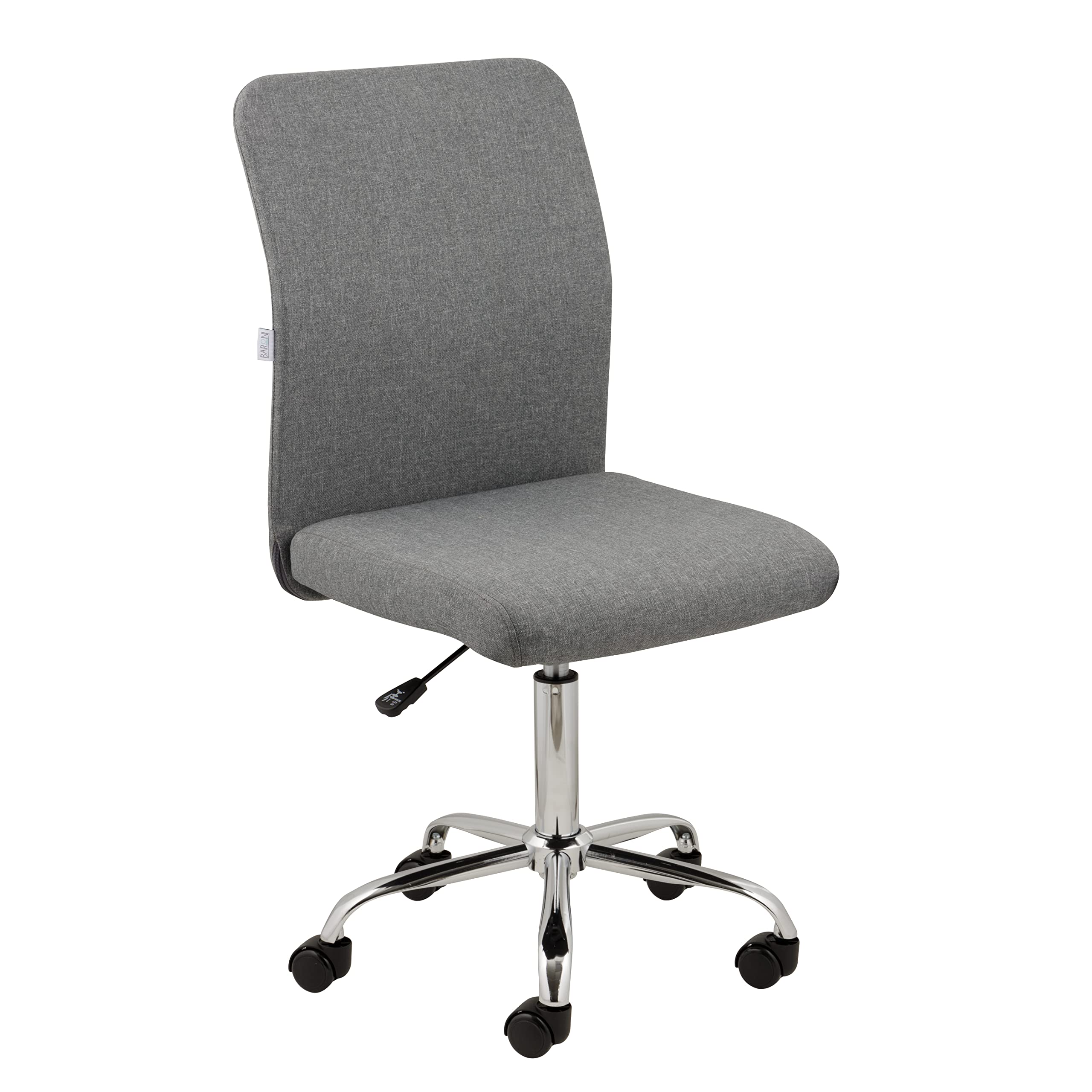 baroni-home-sedie-chaise-bureau-noir-similicuir-r-glable-360 image 8
