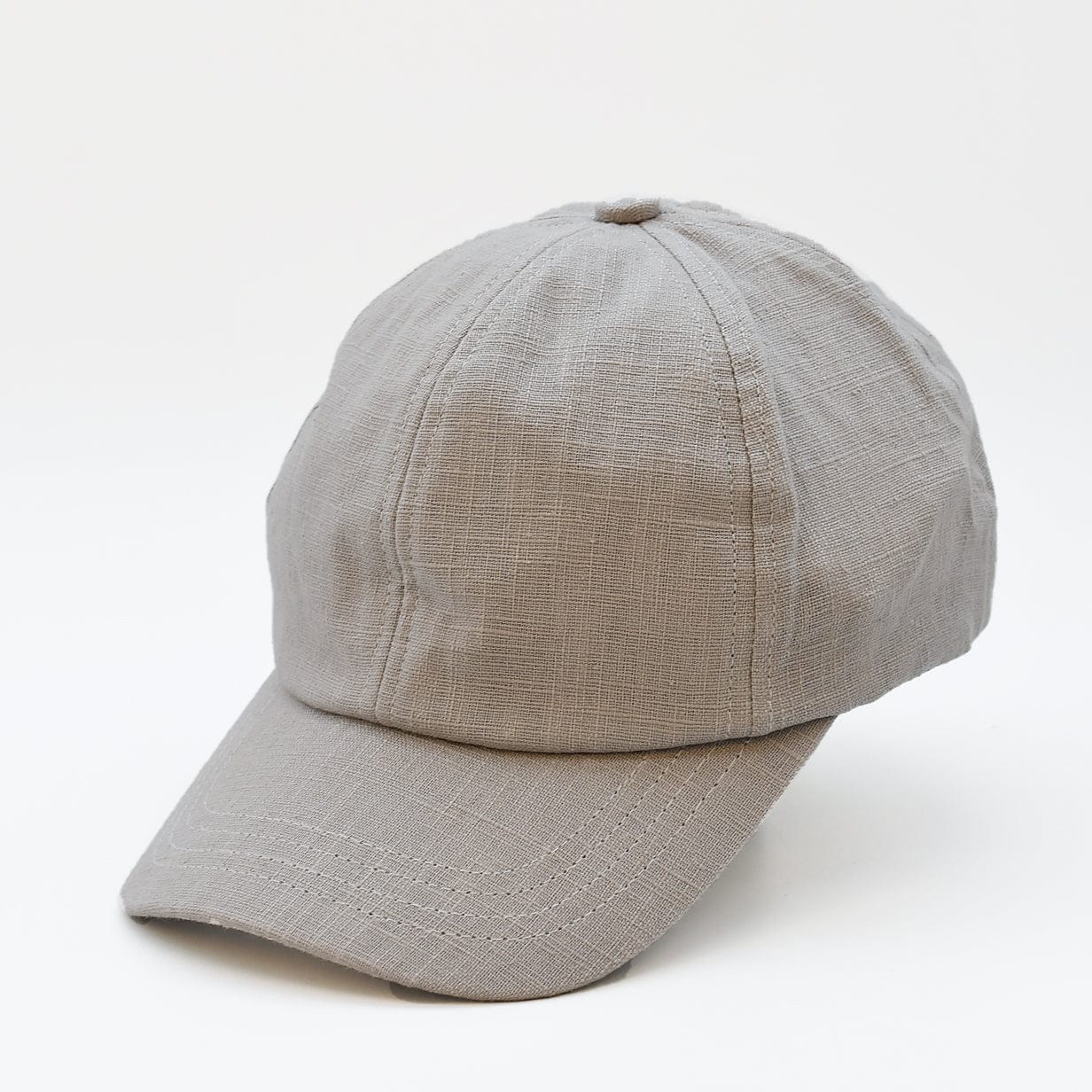 luisa-paix-o-casquette-en-lin-gris-taille-unique-100-lin image 1