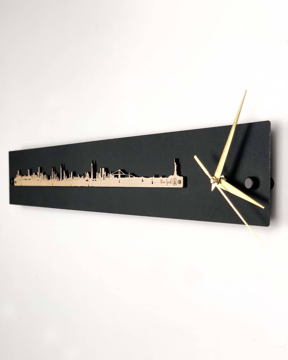 je-suis-art-horloge-murale-new-york-bois-et-m-tal image 2