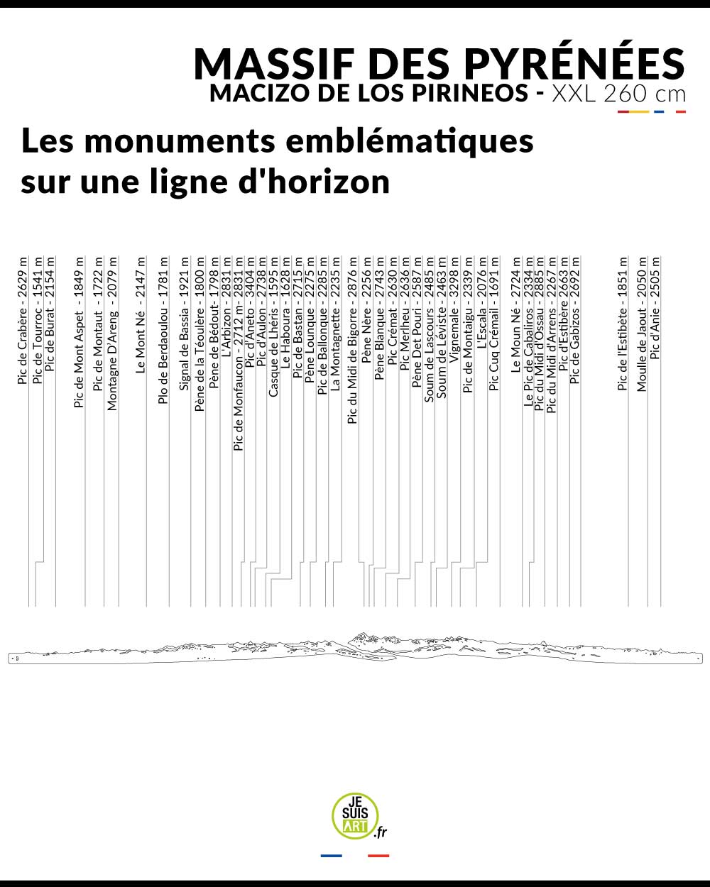 je-suis-art-skylines-france-pyr-n-es-xxl-skyline-m-tal-260cm image 6