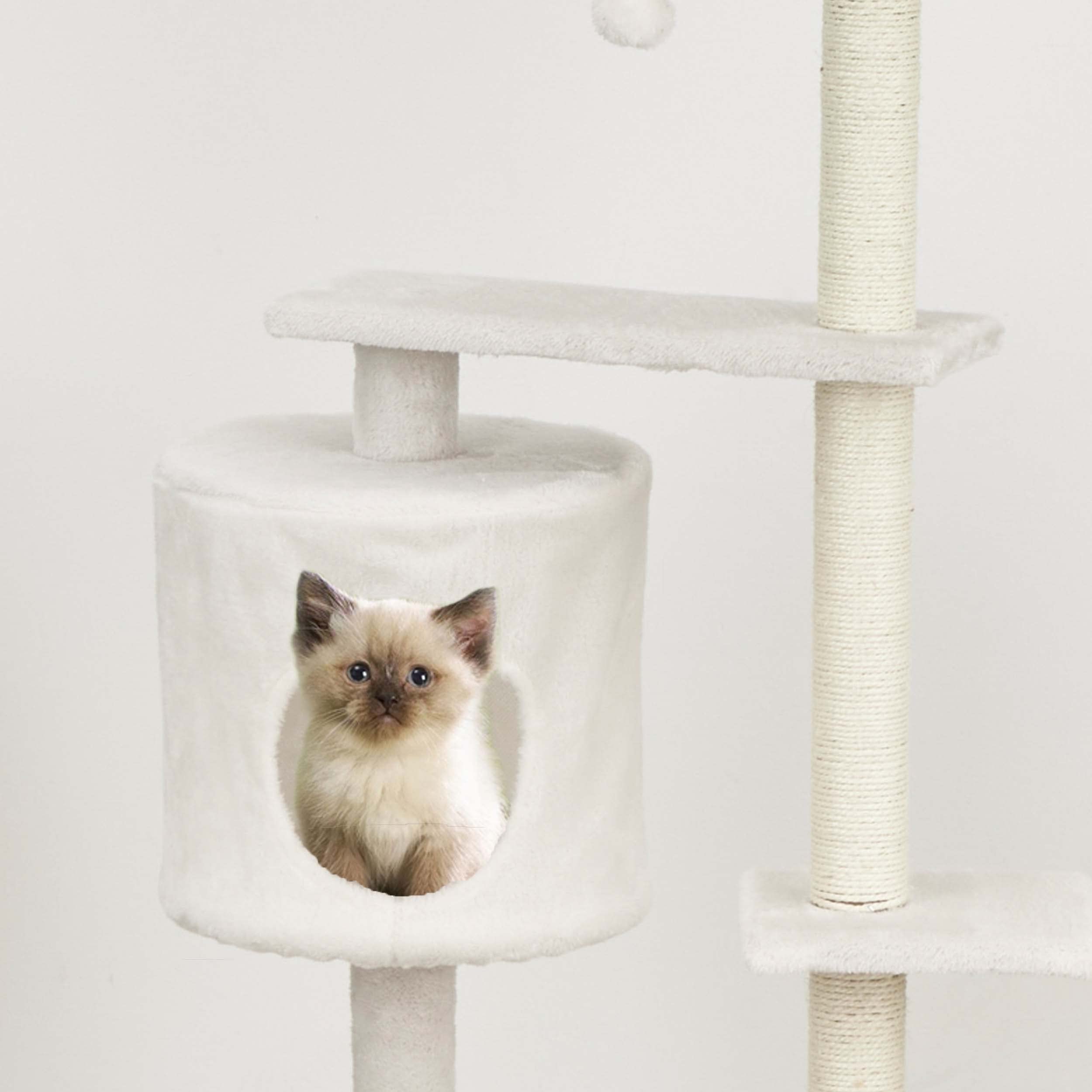 baroni-home-arbre-chat-cr-me-2-tages-niche-122-cm image 5