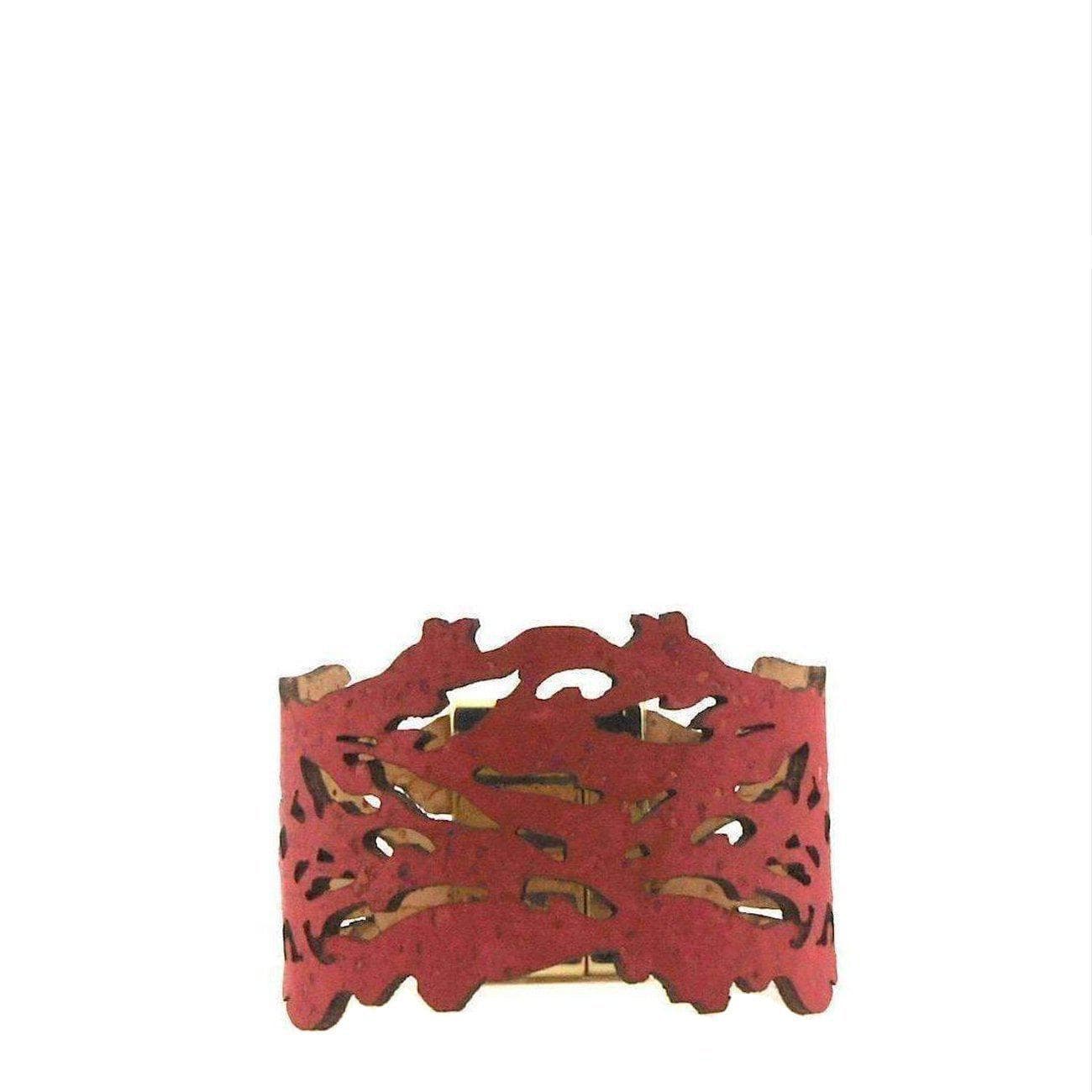 luisa-paix-o-bracelet-li-ge-vibrant-sea-rouge-18-5-cm image 1
