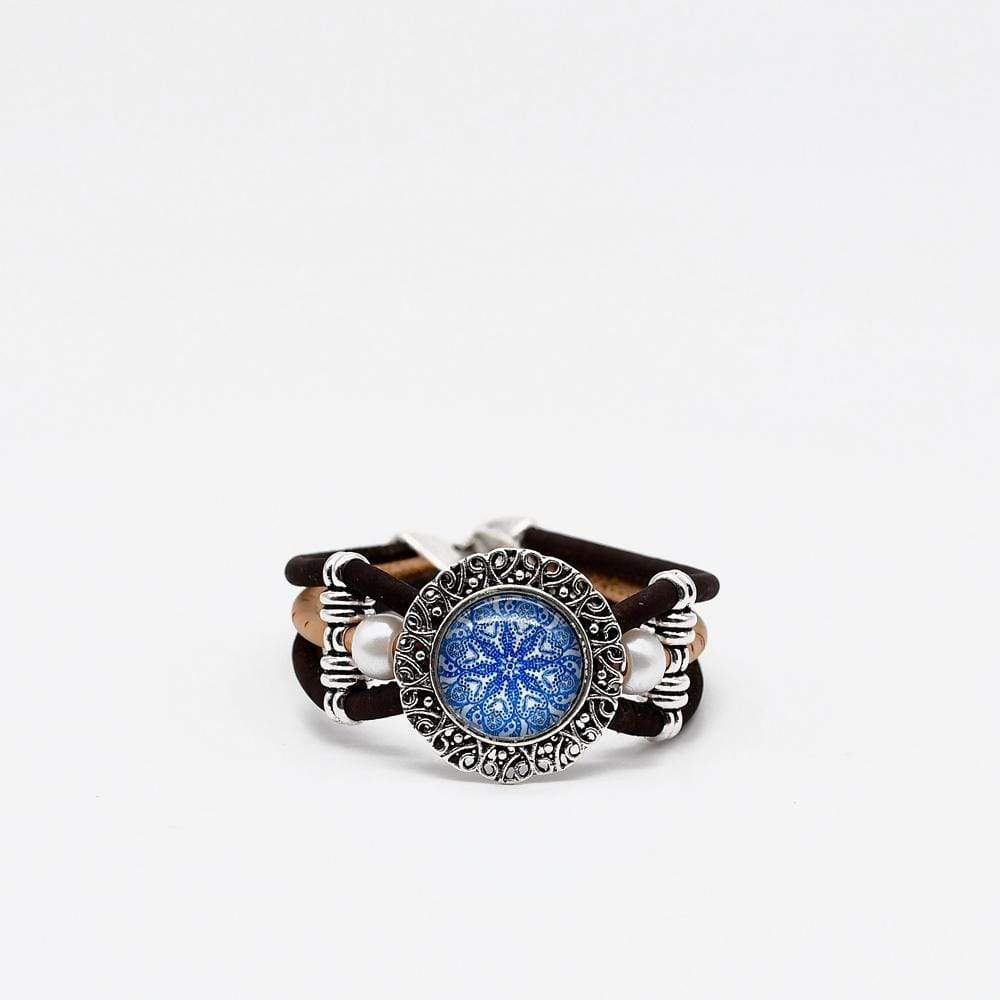 luisa-paix-o-azulejo-bracelet-li-ge-3-cordons-m-daillon-18cm image 1