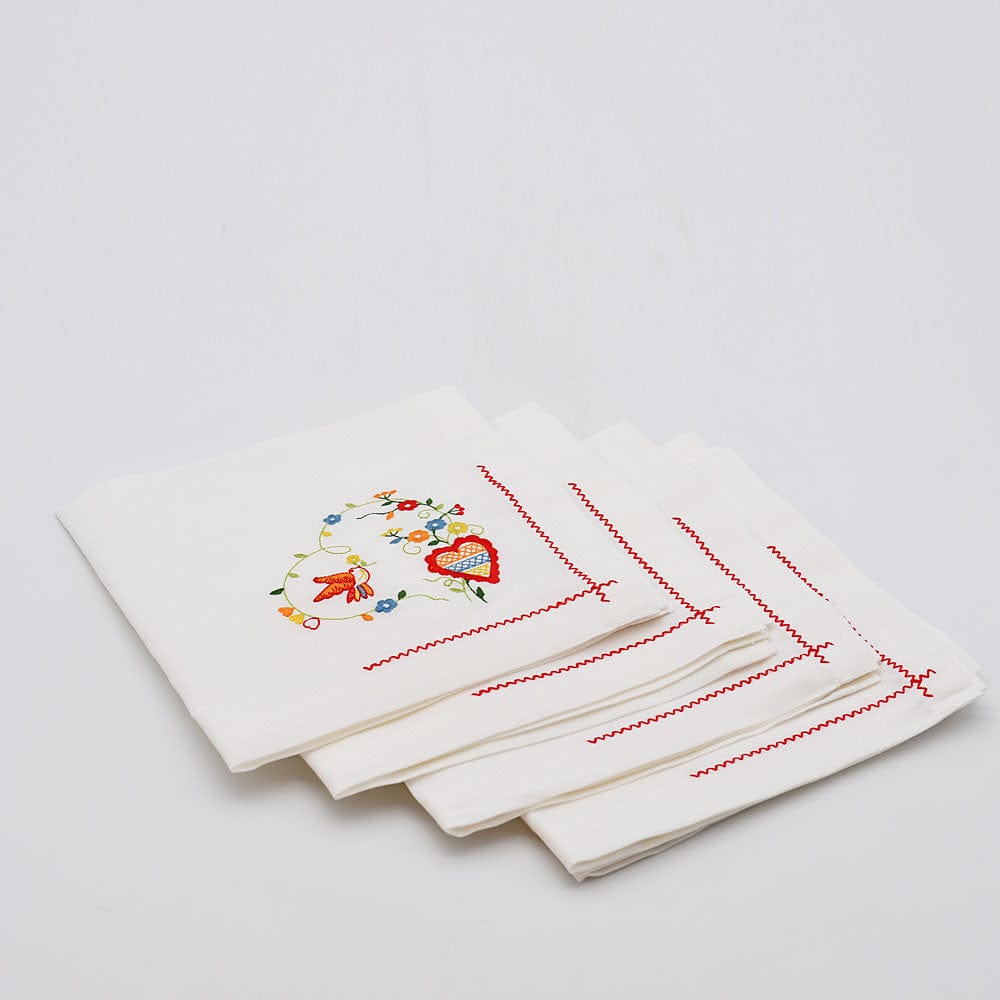 luisa-paix-o-namorados-serviettes-de-table-lin-brod-lot-de-2 image 5