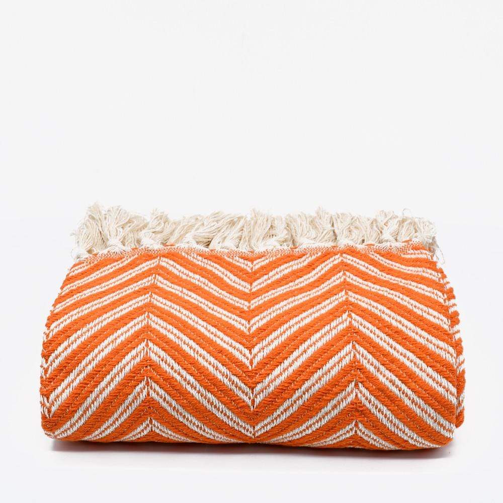 luisa-paix-o-espiga-plaid-coton-orange-200x135-cm image 2