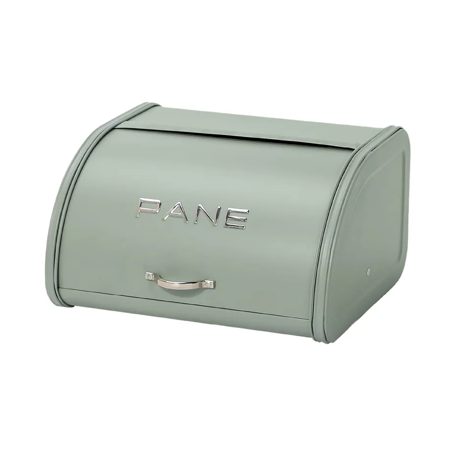 baroni-home-cucina-bo-te-pain-m-tal-sauge-30-cm image 1