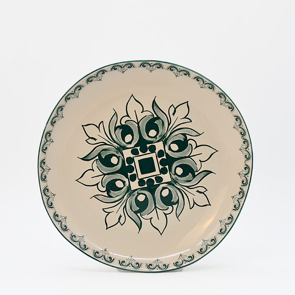 luisa-paix-o-bras-o-assiette-c-ramique-verte-27-cm image 1